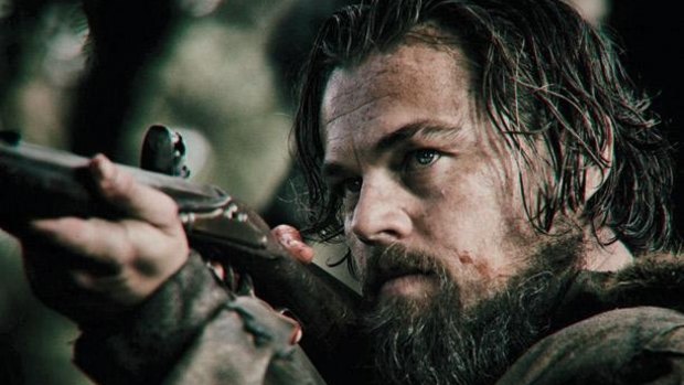 Leonardo Dicaprio in The Revenant. 