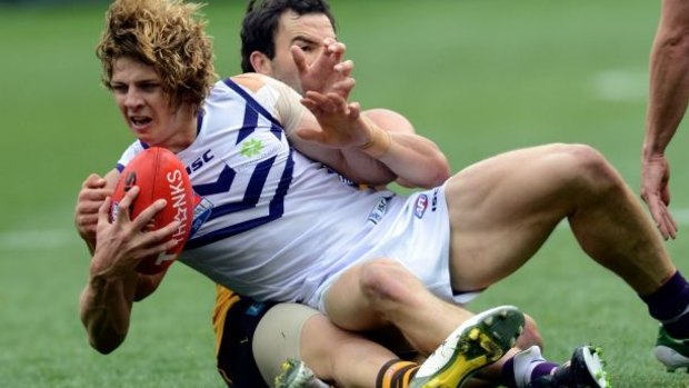 Dockers superstar Nathan Fyfe is managing a leg injury - but coach Ross Lyon says he's not worried.
