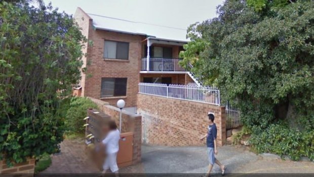 Perth block of flats where Scott Allen Miller lived in mid 1990s. Image: Google street view.