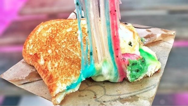 A taste for unicorns: Even Starbucks is cashing in on the toast-related fad, singling out the success of its Unicorn Frappuccino.