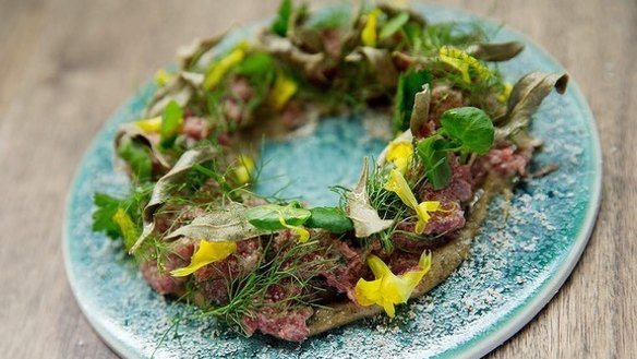 Steak tartare at Little Drop of Poison.