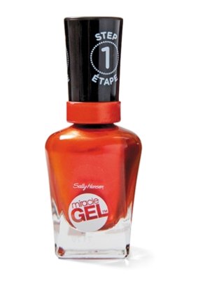 Sally Hansen Miracle Gel in Jingle Red Rock with Topcoat, $13.