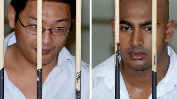 Last days: Andrew Chan and Myuran Sukumaran.