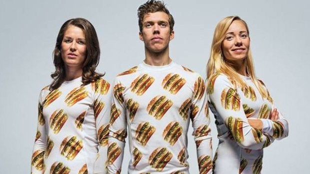 Wear your food and eat it too: The McDonald's clothing range will be available to purchase online.