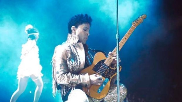 Prince playing in Brisbane.