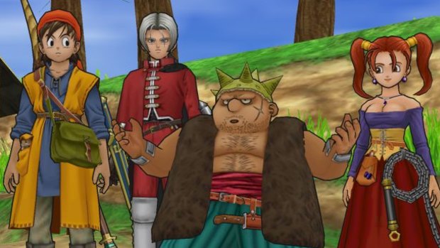 The colourful cast of <i>Dragon Quest VIII</i>.