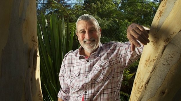 Mud on his hands: Don Burke.