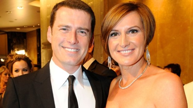 Stefanovic with Cassandra Thorburn at the 2011 TV Week Logie Awards.