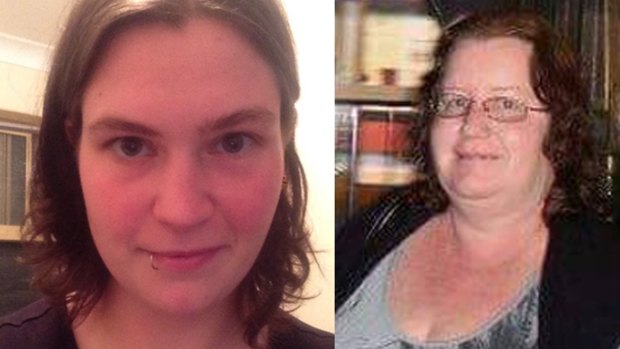 Jemma Lilley, left, and Trudi Lenon have pleaded not guilty to the murder of 18-year-old Aaron Pajich.