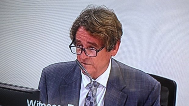 Ross Shrimpton told the royal commission: 'It is in my nature to assist people where I can.'
