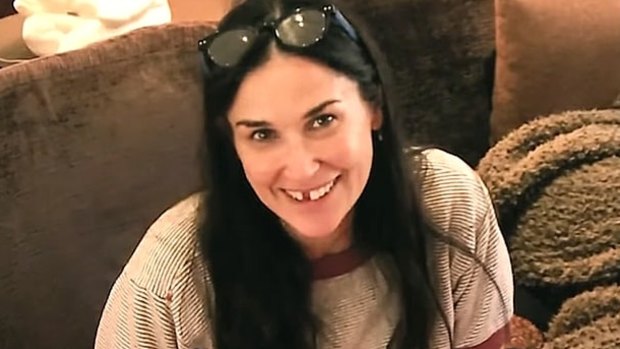 Grinder: Demi Moore said she lost two teeth as a result of stress.