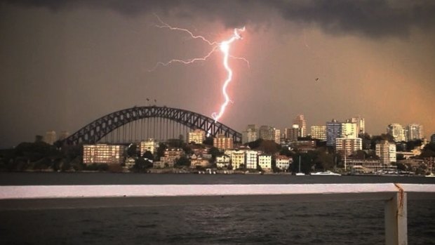 Storms break in Sydney.  