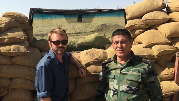 Wyatt Roy in Iraq, in an image provided to SBS. 