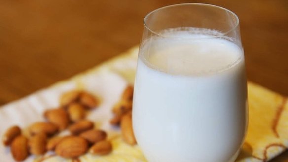 Plant-based milk alternatives, such as almond milk, are becoming more common.