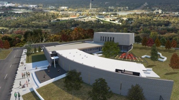 The planned National Jewish War Memorial and Museum at the National Jewish Memorial site in Forrest.