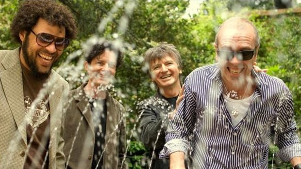 Crowded House renew a 30-year love affair with Australia this month: from left, Matthew Sherrod, Mark Hart, Neil Finn and Neil Seymour.