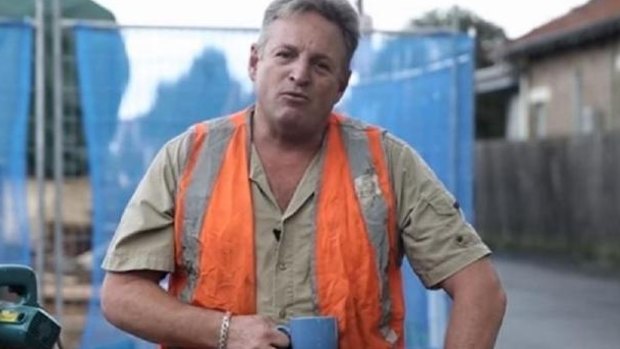 Sydney tradesman Andrew MacRae was the Liberal Party's 'real fake tradie'.