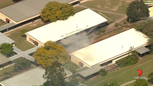 Mabel Park State School fire. 