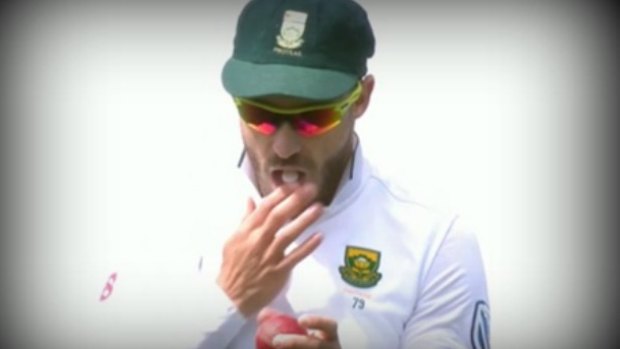 Legal aid: Faf du Plessis may have South African lawyers fighting his ball-tampering charge.