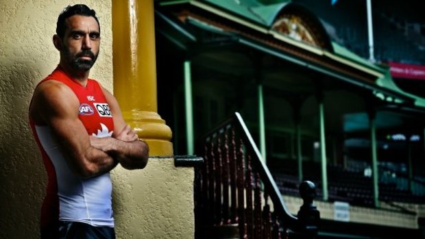 Adam Goodes has had enough of taunts and jeers from the crowds.  