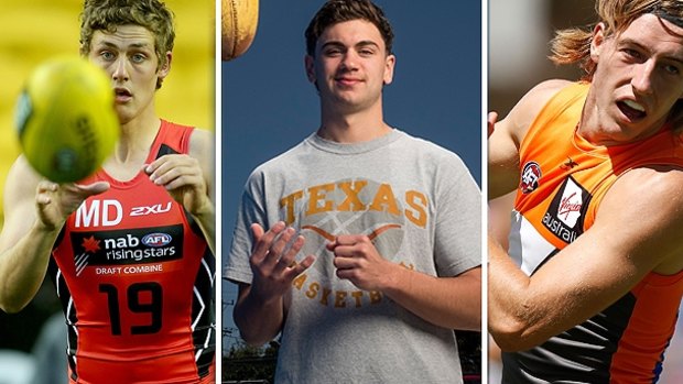 Bright futures: GWS are committing to Harry Perryman, Tim Taranto and Will Setterfield.