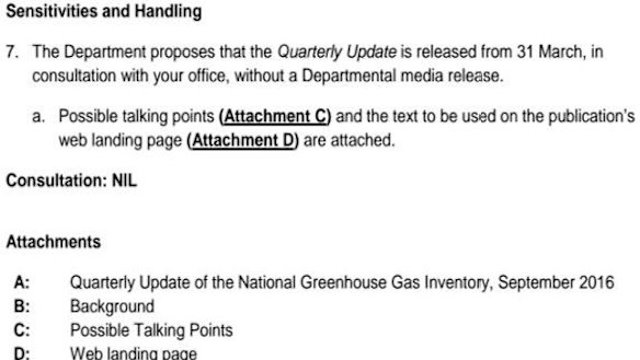 Documents obtained under FOI reveal the department recommended the results for release from March 31, without a media release.