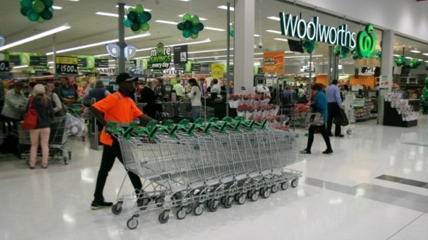 Woolworths said its labour costs were rising as part of a strategy to improve customer service.