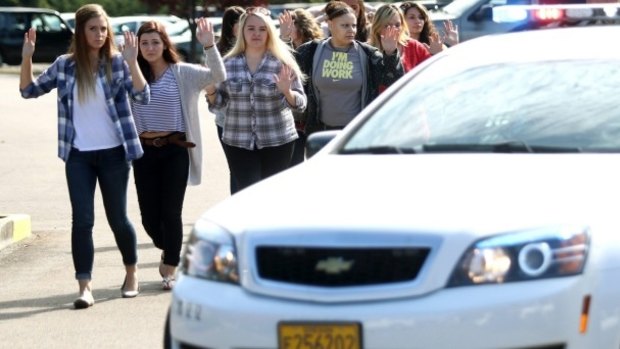 Students and staff are evacuated after a deadly shooting in Oregon.