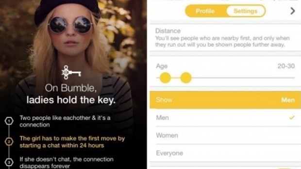 Dating app 'Bumble'