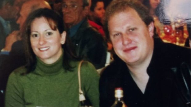Newcastle fraudster Lemuel Page and his then wife, Fiona Page, at a family function.