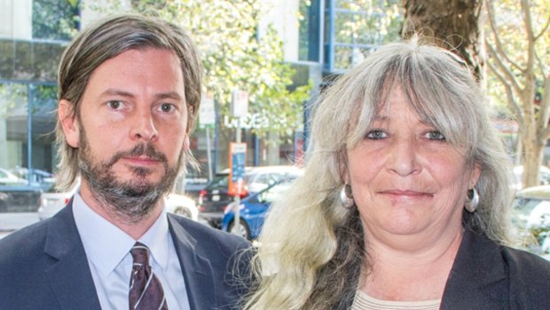 Vikki Shields and her Victoria Legal Aid lawyer, Miles Browne. 