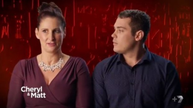 Despite their age difference, Cheryl and Matt are a close team on and off the My Kitchen Rules set.