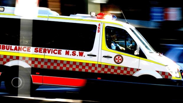 Paramedics rushed the surfer to Tweed Hospital after he was struck by lightning.