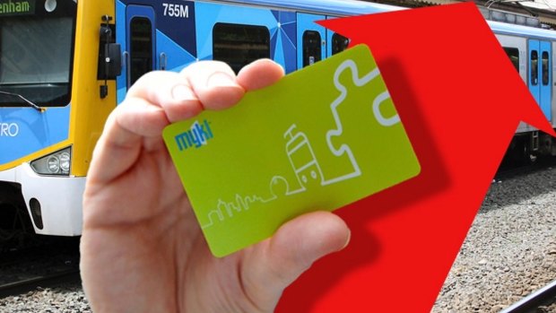 Myki prices to rise from next year. 