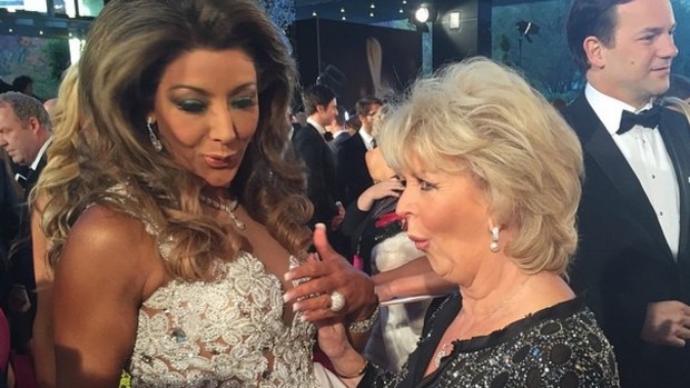 The Real Housewives of Melbourne star Gina Liano and a real housewife of Melbourne Patti Newton.