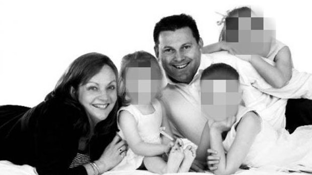 Allison and Gerard Baden-Clay with their three children.