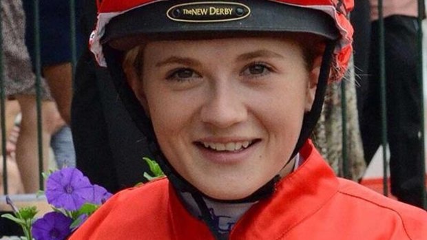 Shock death: jockey Caitlin Forrest.