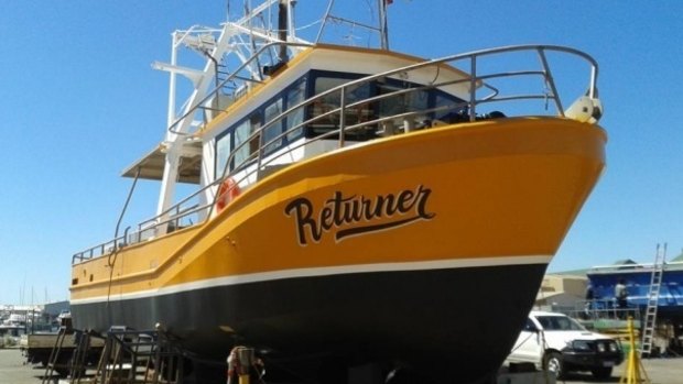 The Returner was eventually found but two of three fishermen remained unaccounted for.
