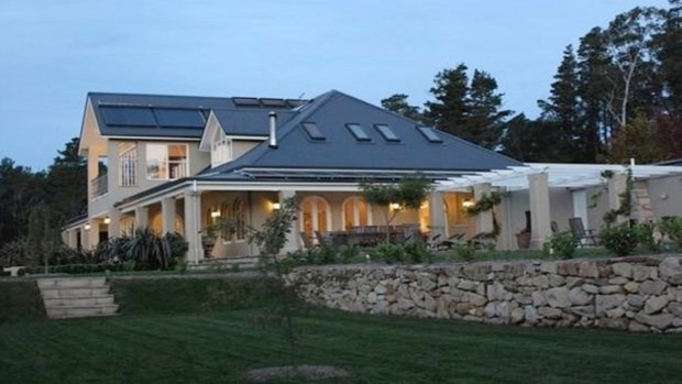Dungowan, the $2 million holiday house being rented out.