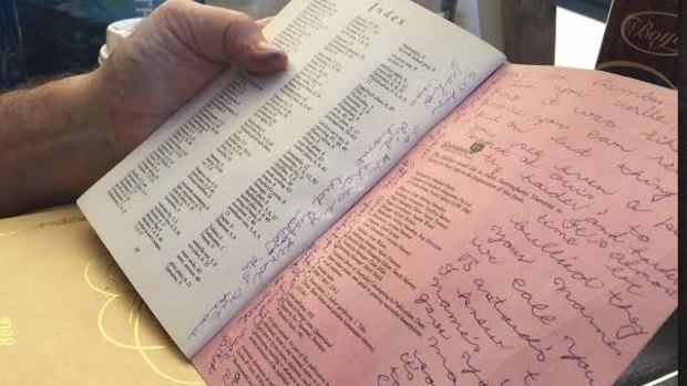 Sharron Phillips - mother Dawn's scrawled diary notes now received by homicide police from retired detective Bob Dallow