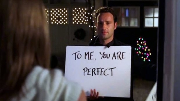 Maybe romantic in 'Love Actually', definitely creepy in real life. 