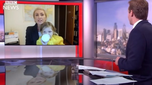 The Kiwi spoof pokes gentle fun at the viral BBC interview ... and has subsequently gone viral.