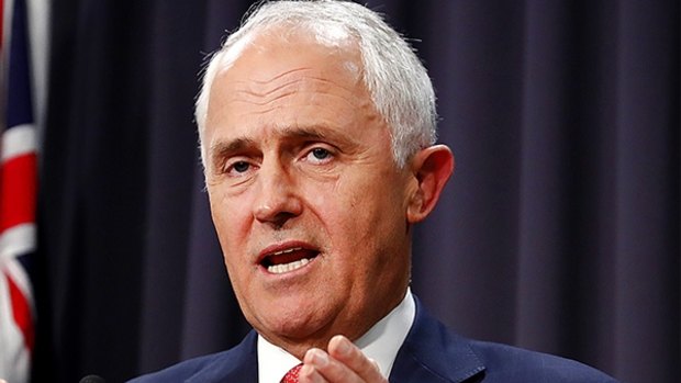 Not happy: Malcolm Turnbull says he can't work with Sally McManus 