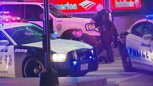 Police officers were shot during a protest in Dallas.