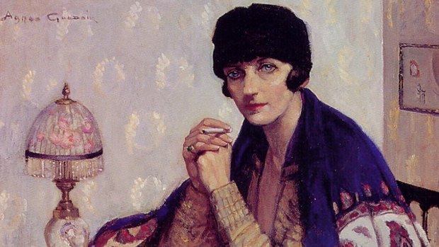 Agnes Goodsir's <i>Girl With Cigarette</I> (1925) is a favourite among visitors to the Bendigo Art Gallery.