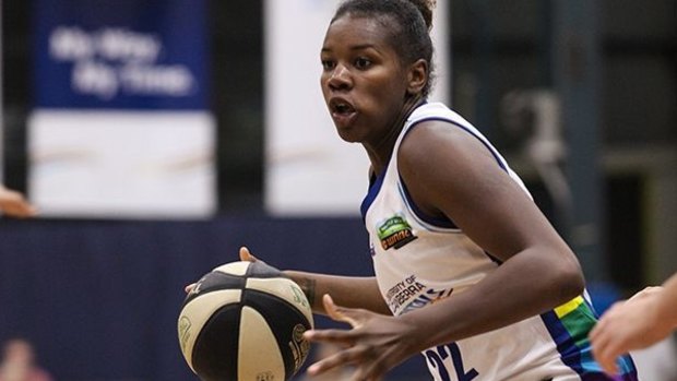 Best game: DeNesha Stallworth top-scored for the Canberra Capitals with 26 points in their 97-83 loss to the Townsville Fire on Sunday.