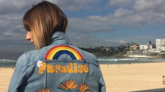 A photo of a jacket by All My Relations. Photo: Instagram/@allmy_relations