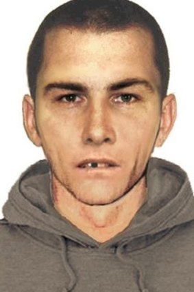 The photofit of the man wanted for questioning over the St Kilda tram stabbing.