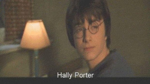 Eberyone's favourite childhood wizard, "Hally Porter".
