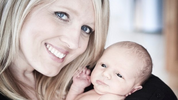 Alex Waddell, with her son River. River's Gift SIDS charity was founded in 2011 following his death, and funded the research.